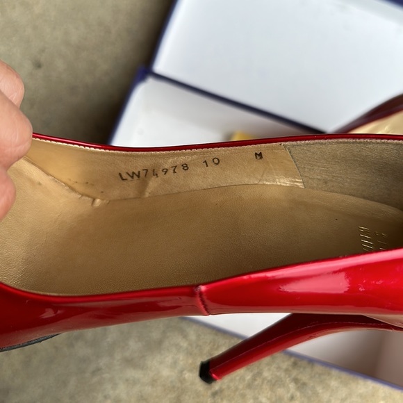 Stuart Weitzman Red Heels - Picture 3 of 4